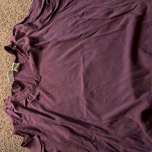 Cotton/poly blend with beading